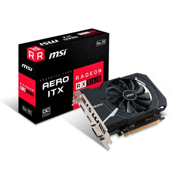 MSI AMD Radeon RX 560 Aero ITX 4G OC 4GB  Gráfica