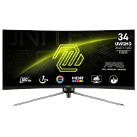 Monitor Gaming MAG342CQR | MSI 34" 4K Ultra Panoramico 1ms 21:9