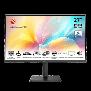 Monitor MSI MD272QXP  27 IPS WQHD HDMI DP  Monitor