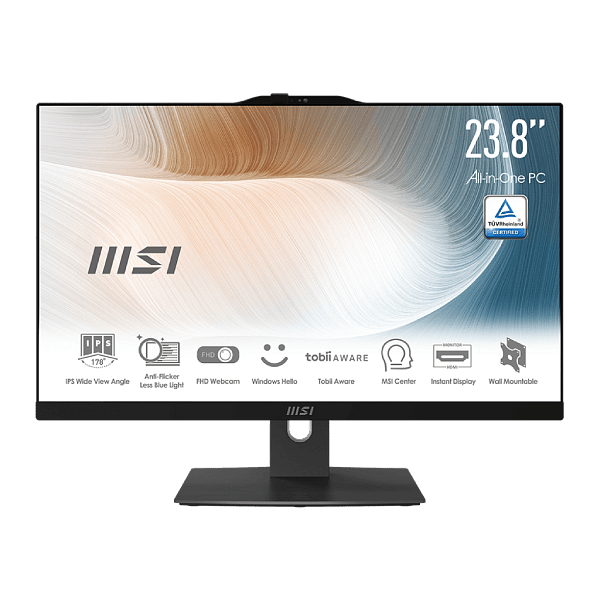MSI AIO Modern AM242P 12M814ES  All in One Intel Core i5 1235U 16GB RAM 512GB NVMe 24 Full Hd FreeDOS