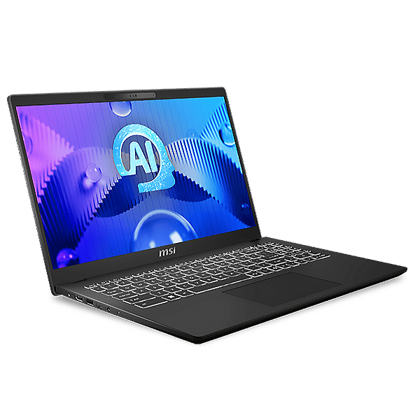 MSI Modern 15 H AI C1MG036XES  Portátil Intel Core Ultra 7 155H 32GB DDR5 1TB NVMe 156 Full HD FreeDOS