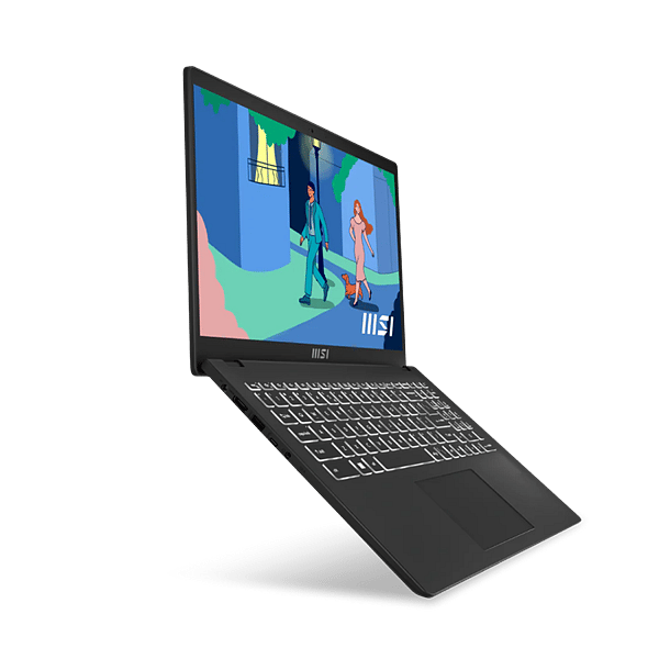 MSI Modern 15 B7M457XES  Portátil AMD Ryzen 5 7430U 16GB DDR4 512GB NVMe 156 IPS Full HD FreeDOS