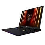 MSI Raider A18HX090XES  Portátil AMD Ryzen 9 9955HX3D 32GB DDR5 2TB NVMe RTX 5080 18 UHD 120Hz FreeDOS