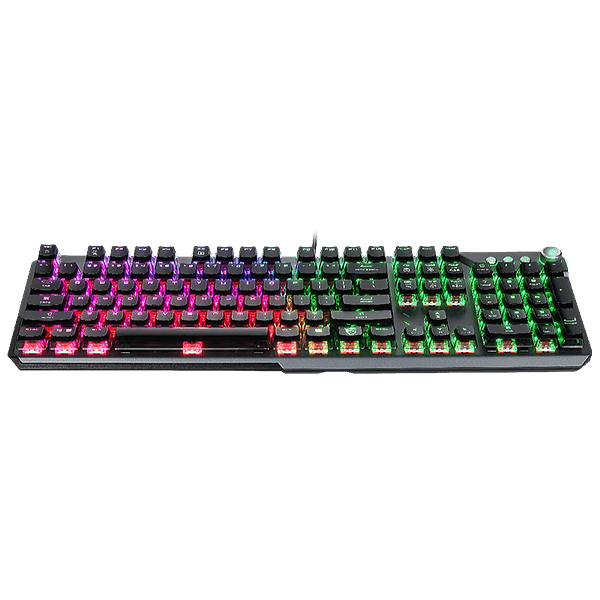 MSI Vigor GK71 Sonic  Teclado Mecánico Gaming Interruptor Sonic RED Reposamuñecas Incluido Mystic Light QWERTY Español