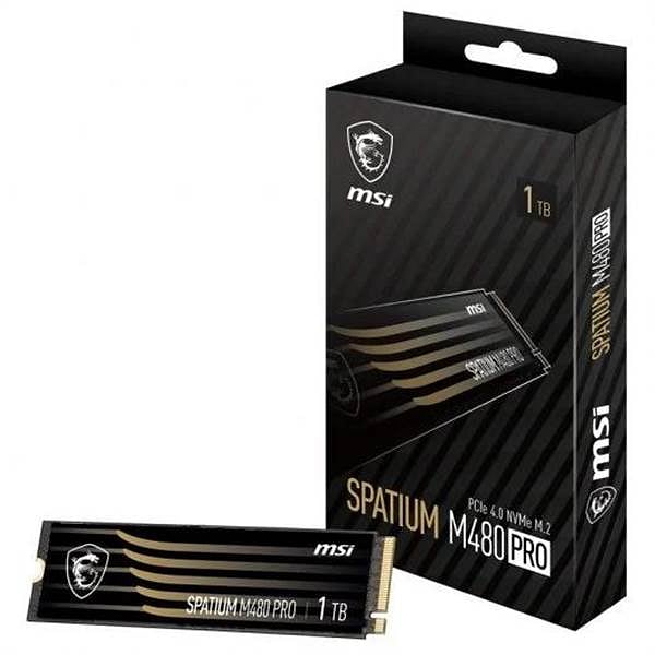 MSI Spatium M480 Pro 1TB  SSD M2 Gen4x4 NVMe