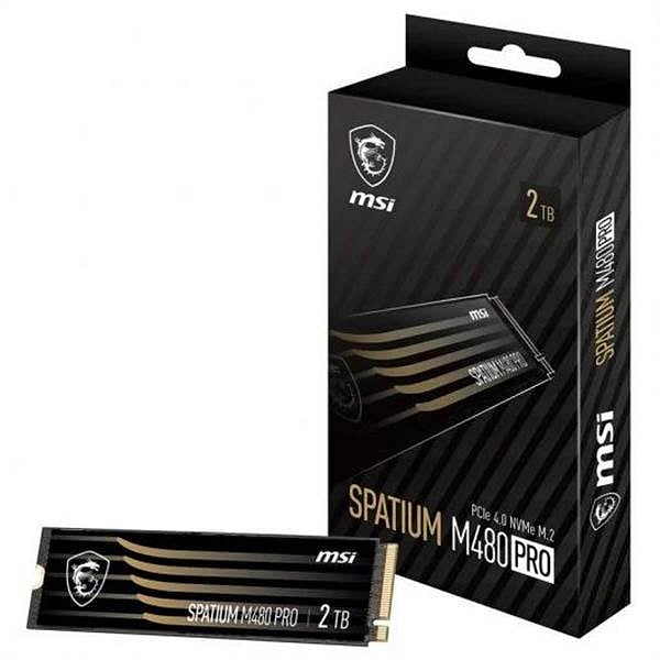 MSI Spatium M480 Pro 2TB  SSD M2 Gen4x4 NVMe