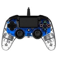 Nacon PS4 oficial transparente LED azul  wired - Gamepad