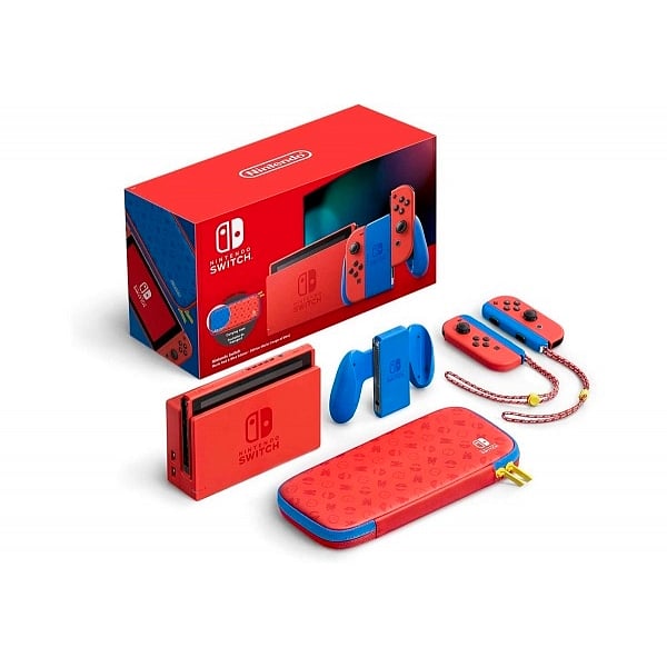 Nintendo Switch Edición Mario RojoAzul  Consola