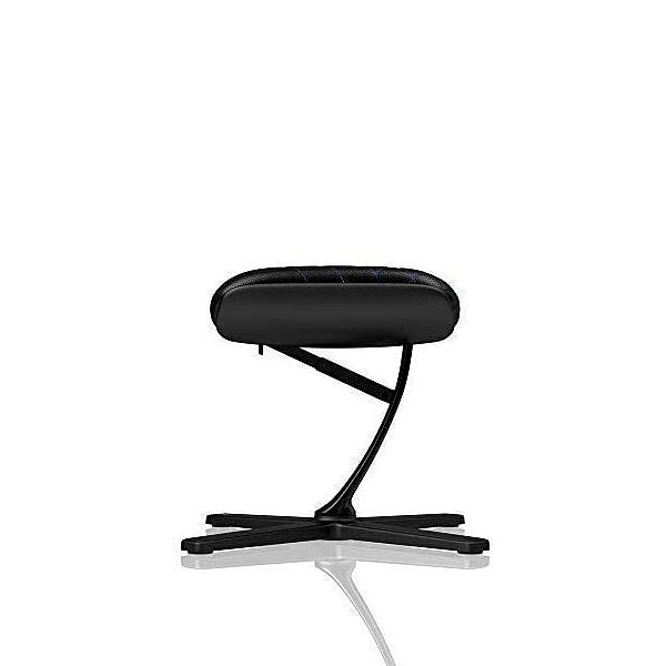 Noblechairs cuero PU negro  azul  Reposapiés