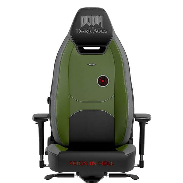 Noblechairs LEGEND DOOM The Dark Ages Edition  Silla ergonómica Cuero Reposabrazos 4D