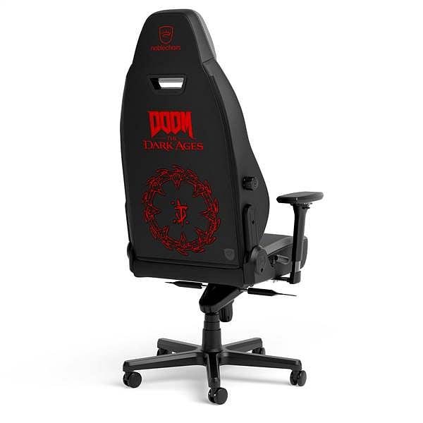 Noblechairs LEGEND DOOM The Dark Ages Edition  Silla ergonómica Cuero Reposabrazos 4D
