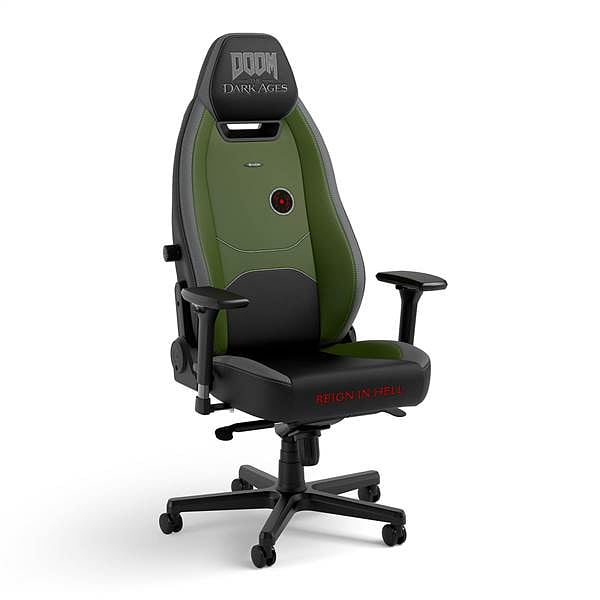 Noblechairs LEGEND DOOM The Dark Ages Edition  Silla ergonómica Cuero Reposabrazos 4D