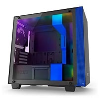 NZXT H400i con ventana negra / azul - Caja