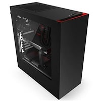 NZXT S340 ATX negra / roja - Caja