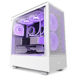 NZXT H5 Flow RGB  Caja ATX Cristal templado Blanca