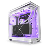 NZXT H6 Flow RGB  Caja ATX Cristal templado Blanca