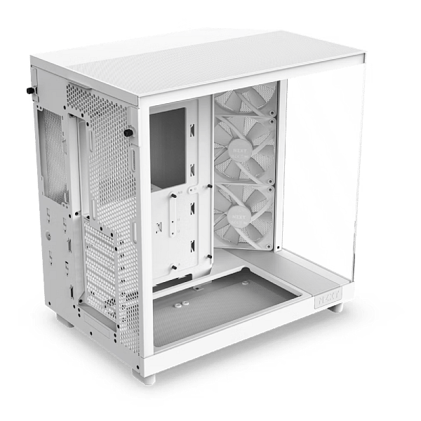 NZXT H6 Flow RGB  Caja ATX Cristal templado Blanca