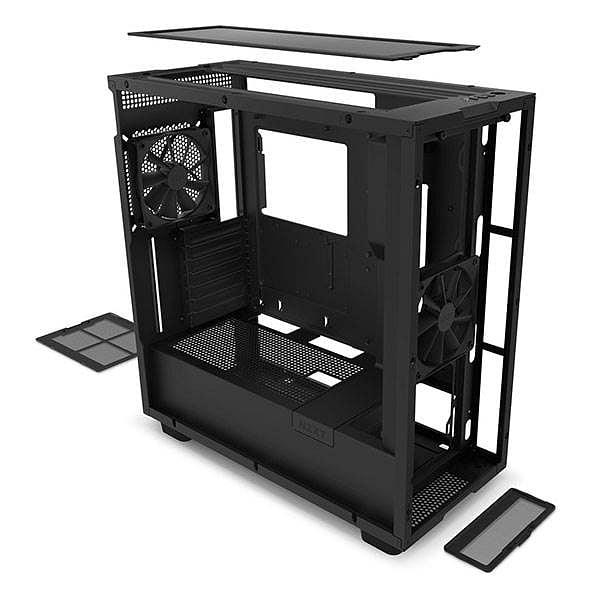 NZXT H7 Black  Caja