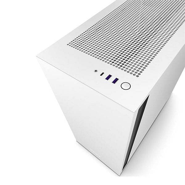 NZXT H7 Black  White  Caja