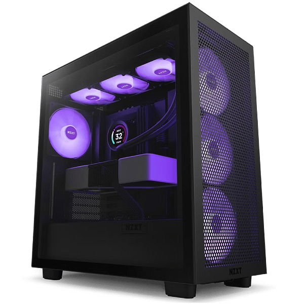 NZXT H7 Flow RGB  Caja ATX Cristal templado Negra