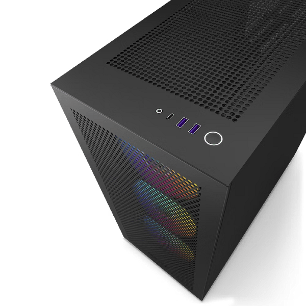 NZXT H7 Flow RGB  Caja ATX Cristal templado Negra