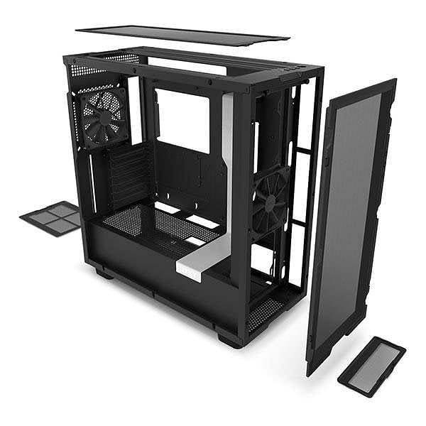 NZXT H7 Flow Black  White  Caja