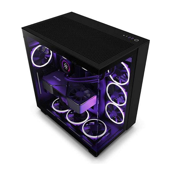 NZXT H9 Flow Black ATX  Caja