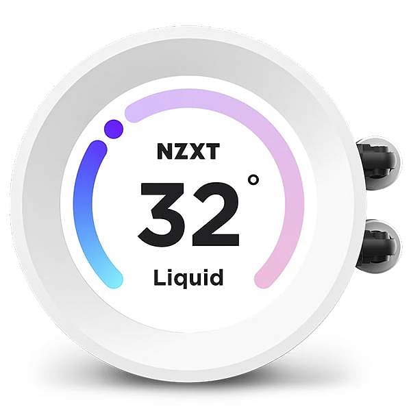 NZXT Kraken Elite 240 RGB LCD  Refrigeración líquida Blanca