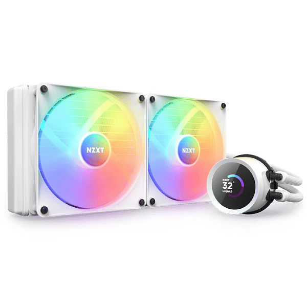 NZXT Kraken 280 RGB LCD  Refrigeración líquida Blanca
