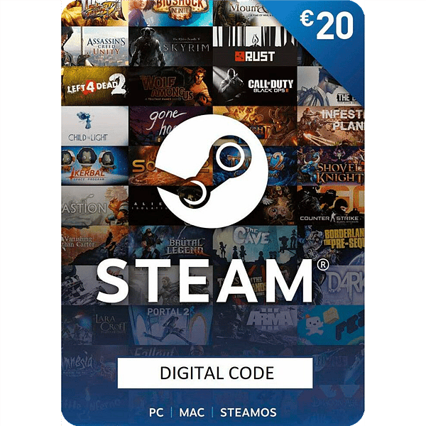 Gift Card Steam 20Eur  Software