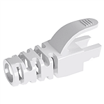 Funda Protectora conector RJ45 con garra color Blanco