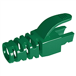 Funda Protectora conector RJ45 con garra color Verde