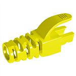 Funda Protectora conector RJ45 con garra color Amarillo