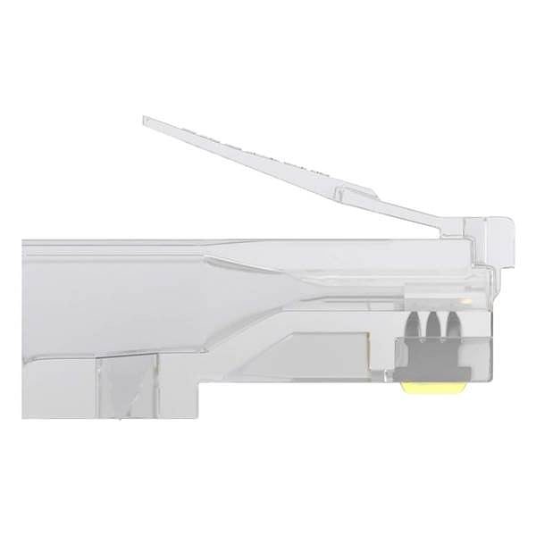 Conector RJ45 CAT6 CAT5E CAT5 tipo 8p8c UTP con orificio pasa cables