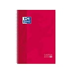 Cuaderno Oxford Espiral A4+ Tapa Extradura 80h 90gr Rojo