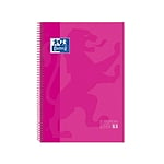 Cuaderno Oxford Espiral A4+ Tapa Extradura 80h 90gr Rosa