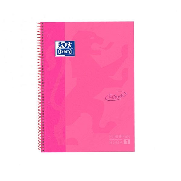 Cuaderno Oxford Touch EuropeanBook 1 A4 80h 90gr Lavanda