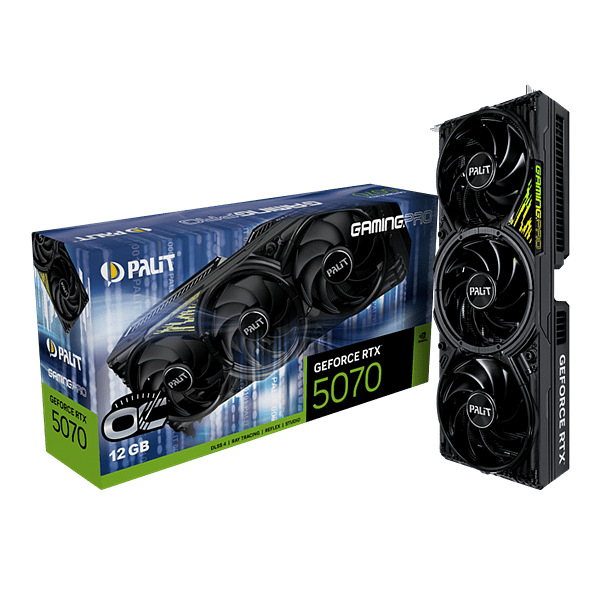 Palit GeForce RTX 5070 Gaming Pro OC 12GB GDDR7 DLSS4  Tarjeta Gráfica Nvidia