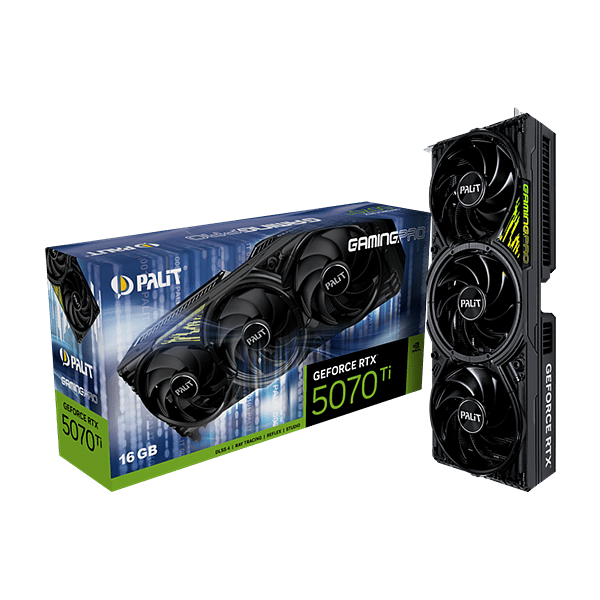 Palit GeForce RTX 5070 Ti Gaming Pro 16GB GDDR7 DLSS4  Tarjeta Gráfica Nvidia