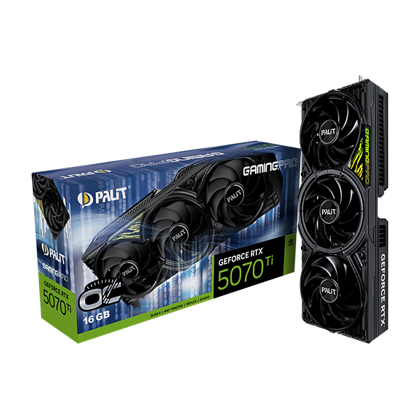 Palit GeForce RTX 5070 Ti Gaming Pro OC 16GB GDDR7 DLSS4  Tarjeta Gráfica Nvidia