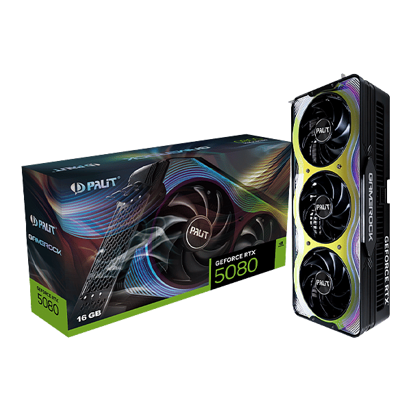 Palit GeForce RTX 5080 Gamerock 16GB GDDR7 DLSS4  Tarjeta Gráfica Nvidia