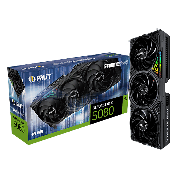 Palit GeForce RTX 5080 Gaming Pro 16GB GDDR7 DLSS4  Tarjeta Gráfica Nvidia