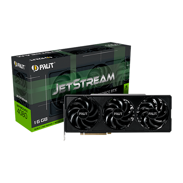 Palit GeForce RTX 4080 JetStream 16GB GDDR6X DLSS3  Tarjeta Gráfica Nvidia