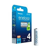 Panasonic Eneloop AA | Pack de 4 pilas 2000mAh | Pilas Recargables NI-MH