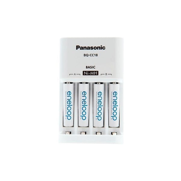 Panasonic Eneloop Cargador Básico  4 pilas AAA 750mAh