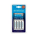 Panasonic Eneloop Cargador Universal SmartPlus Charger  Pack 4 pilas 2000mAh  Pack Pilas Recargables NIMH