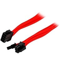 Phanteks 6+2-Pin PCIe alargo 50cm rojo - Cables