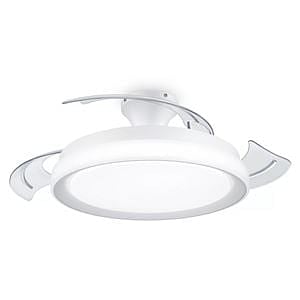 PHILIPS Bliss  Ventilador de techo retráctil Blanco 3528W Led