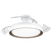 PHILIPS Bliss | Ventilador de techo retráctil Dorado 35+28W Led