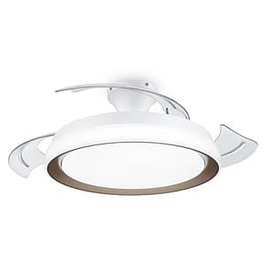 PHILIPS Bliss  Ventilador de techo retráctil Dorado 3528W Led